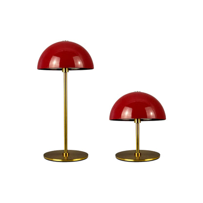 Dyberg Larsen Along Bordslampa Mini 2-pack, Röd/Mässing