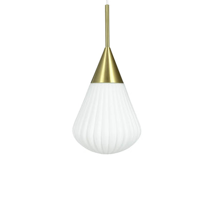 Dyberg Larsen Ballon Taklampa Liten, Opal/Mässing