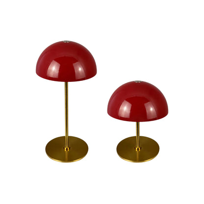 Dyberg Larsen Along Bordslampa Mini 2-pack, Röd/Mässing