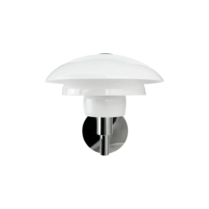 Dyberg Larsen Morph Vägglampa, Opal/Krom