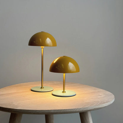 Dyberg Larsen Along Bordslampa 2-pack, Curry/Mässing/Blå