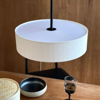 Dyberg Larsen Calix Taklampa Låg, Natur/Svart