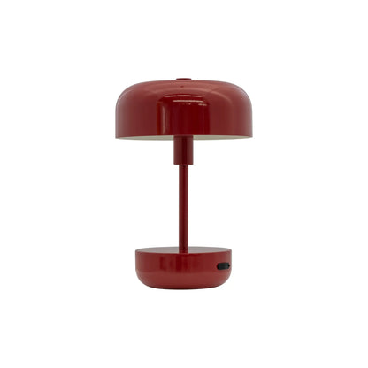 Dyberg Larsen Haipot Bordslampa LED Laddningsbar, Mörkröd