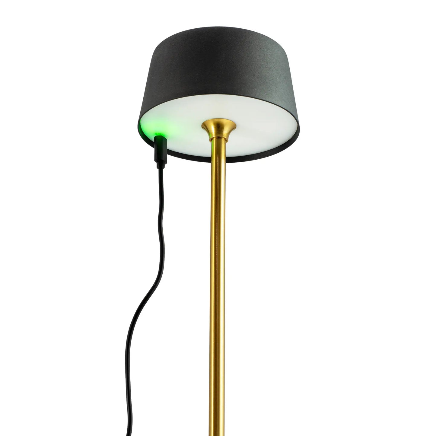 Dyberg Larsen Yoyo Bordslampa LED Laddningsbar, Svart/Mässing