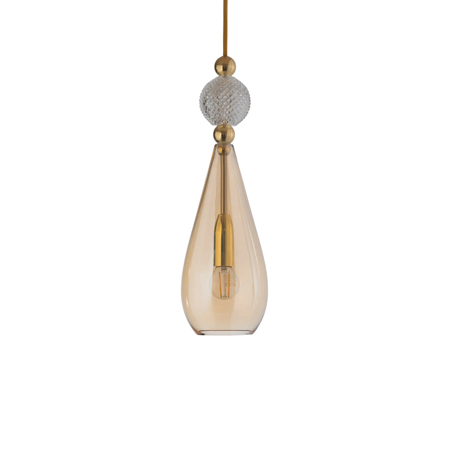 EBB & FLOW Smykke Taklampa M, Golden smoke
