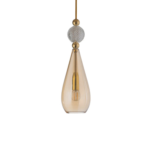 EBB & FLOW Smykke Taklampa M, Golden smoke