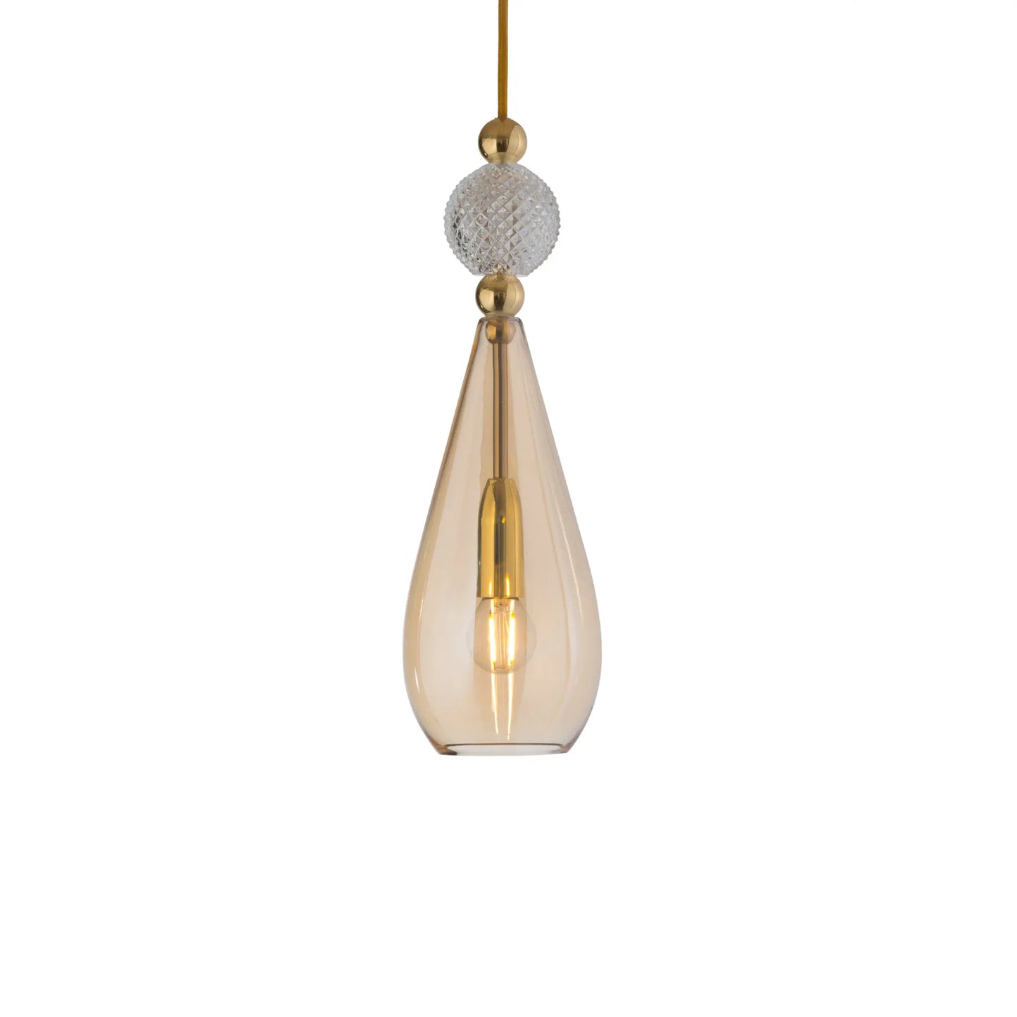 EBB & FLOW Smykke Taklampa M, Golden smoke