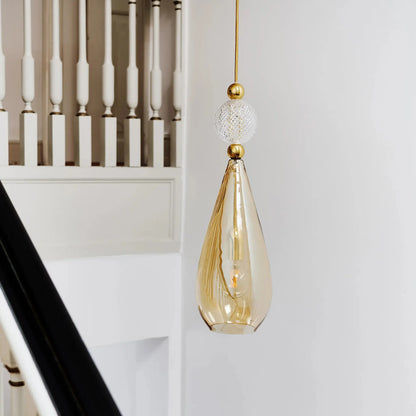 EBB & FLOW Smykke Taklampa M, Golden smoke