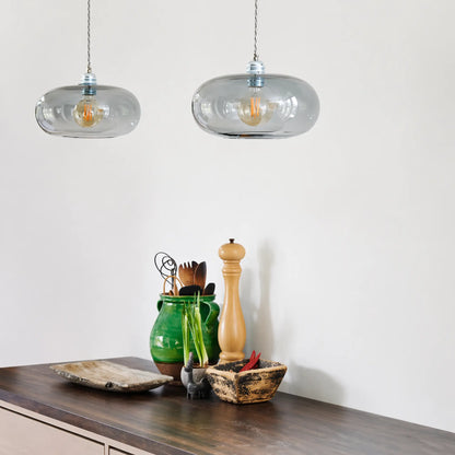 EBB & FLOW Horizon Taklampa L, Smokey grey