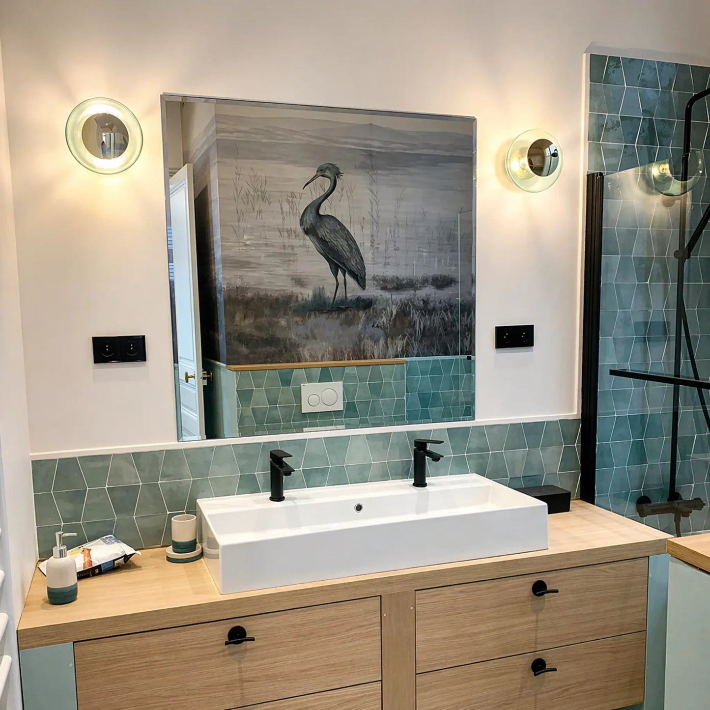 EBB & FLOW Horizon Plafond M, Forest green