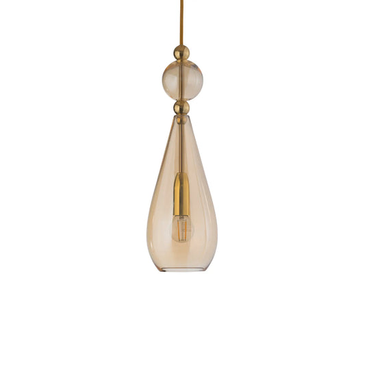 EBB & FLOW Smykke Taklampa M, Golden smoke