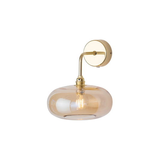 EBB & FLOW Horizon Vägglampa S, Golden smoke