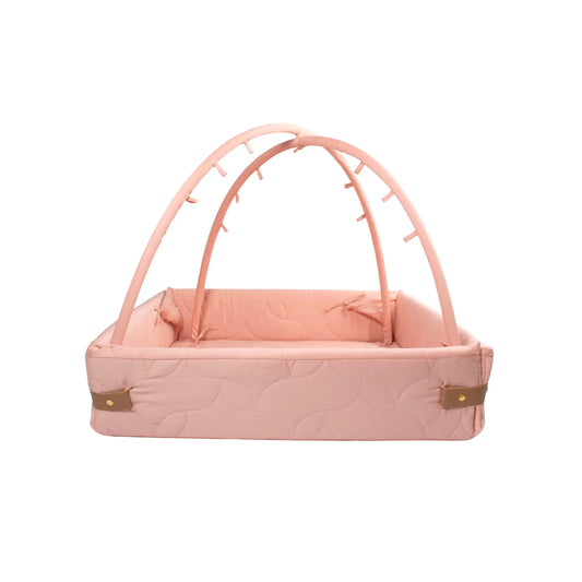 Filibabba Aktivitetsnest Mjuk Quilt, Misty Rose