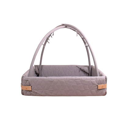 Filibabba Aktivitetsnest Mjuk Quilt, Dark Grey