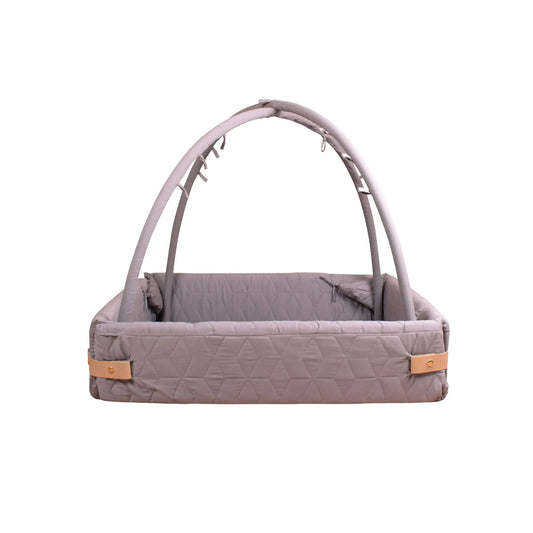 Filibabba Aktivitetsnest Mjuk Quilt, Dark Grey