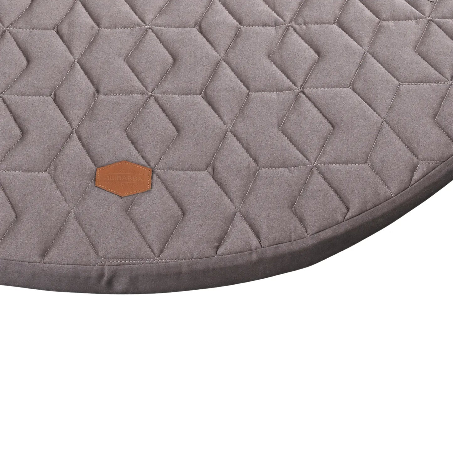 Filibabba Lekmatta Mjuk Quilt, Dark Grey