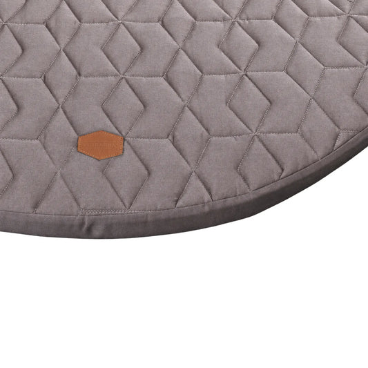 Filibabba Lekmatta Mjuk Quilt, Dark Grey