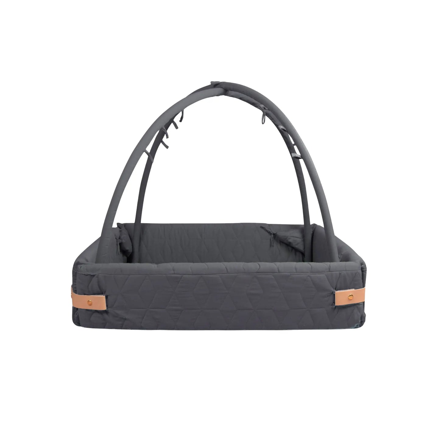 Filibabba Aktivitetsnest Mjuk Quilt, Stone Grey