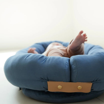 Filibabba Babynest Kapok, Blå