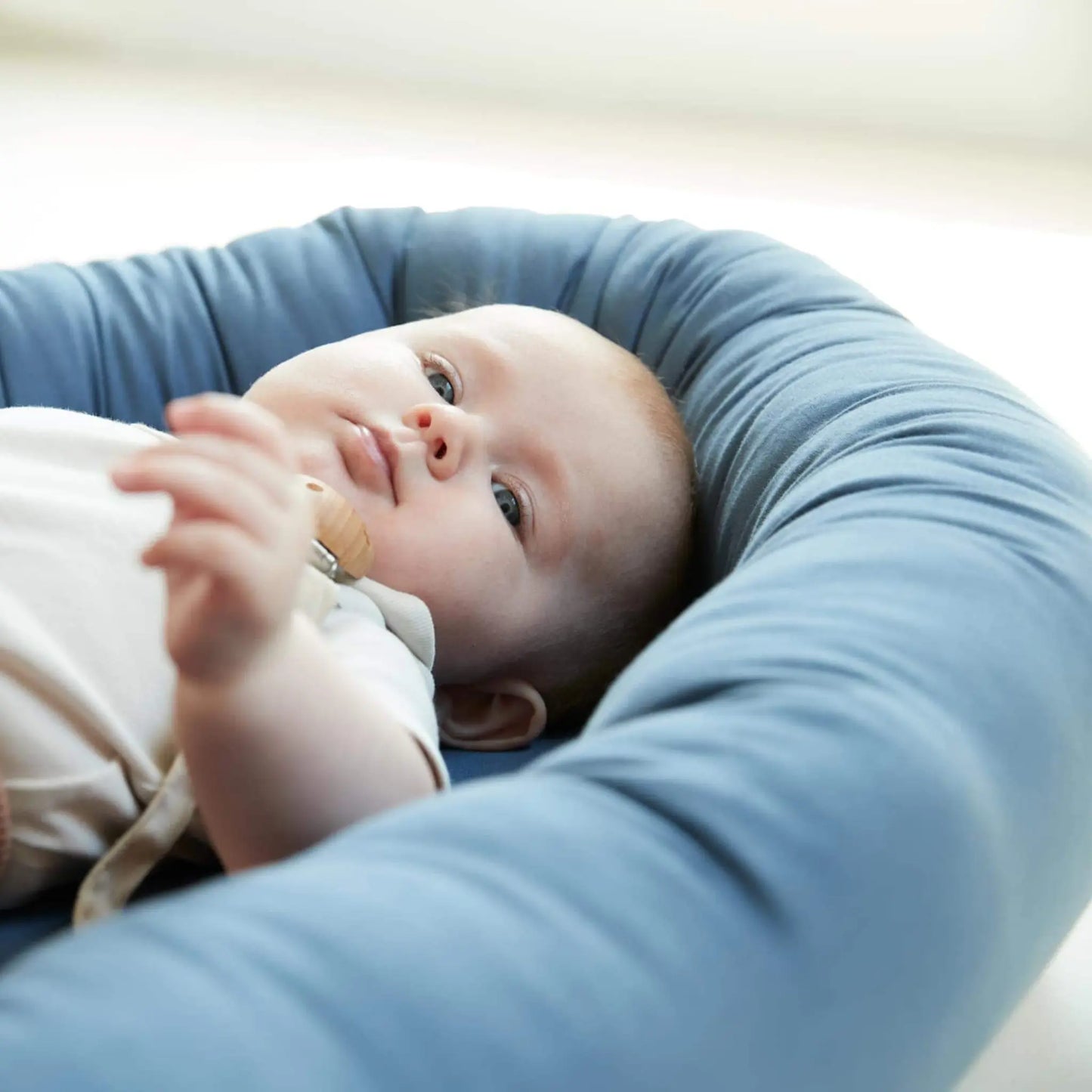 Filibabba Babynest Kapok, Blå