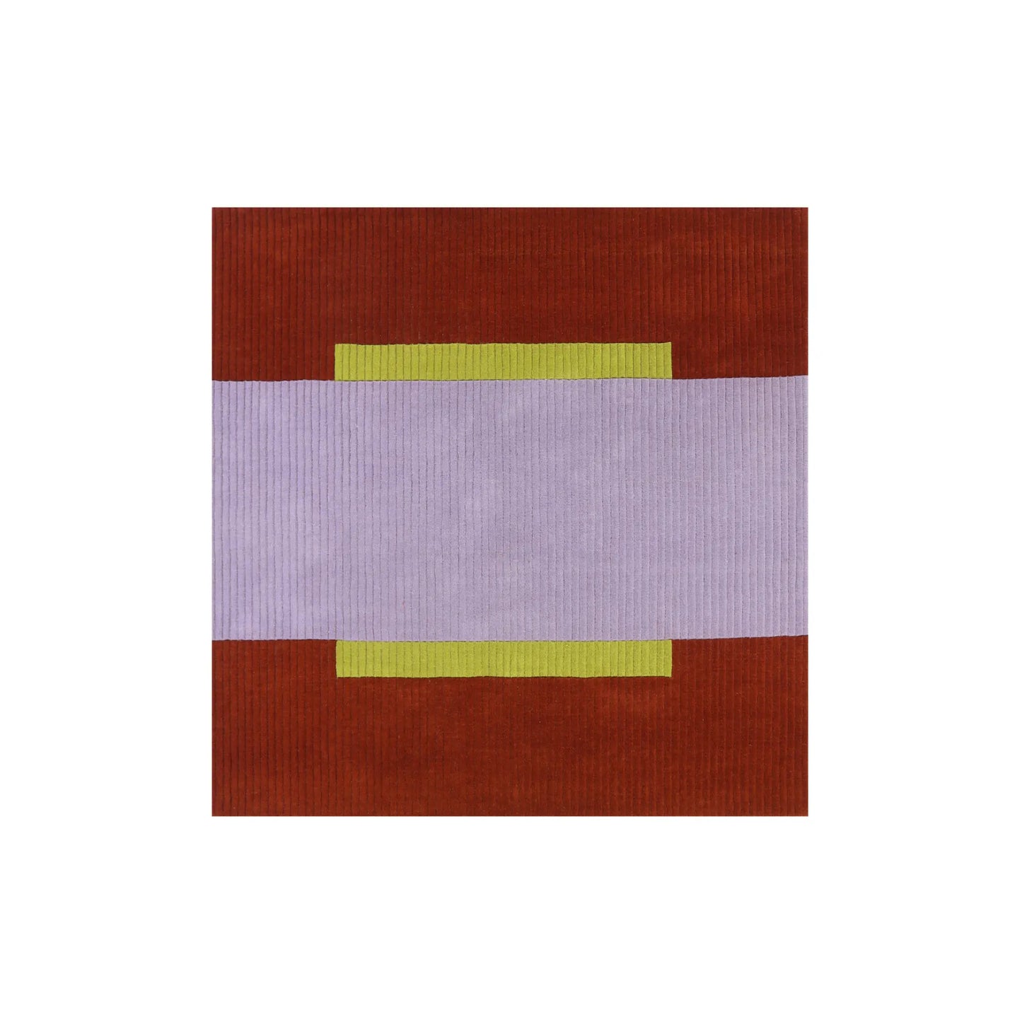 Finarte Umbra Matta 240x240 cm, Lilac/Rust