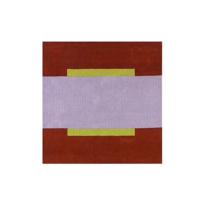 Finarte Umbra Matta 240x240 cm, Lilac/Rust