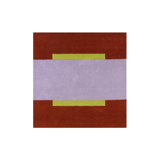 Finarte Umbra Matta 240x240 cm, Lilac/Rust
