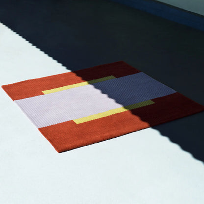 Finarte Umbra Matta 240x240 cm, Lilac/Rust