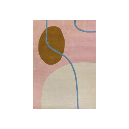 Finarte Ruukku Matta 200x300 cm, Rosa/Beige