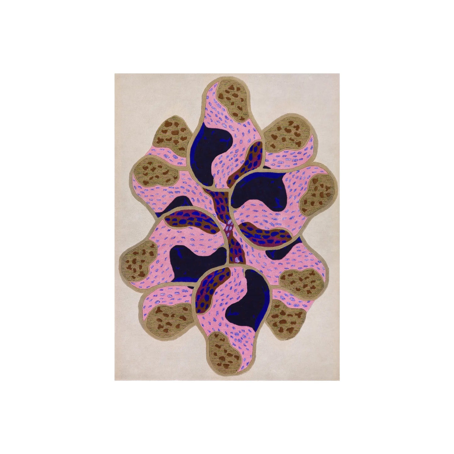 Finarte Pome Matta 170x240 cm, Beige