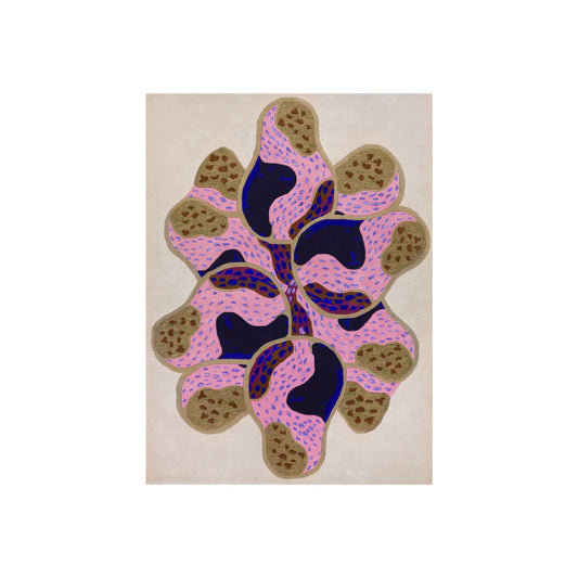 Finarte Pome Matta 140x200 cm, Beige