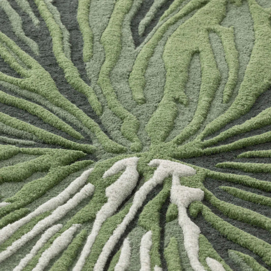 GAN Botanica Matta 200x200 cm, Grön