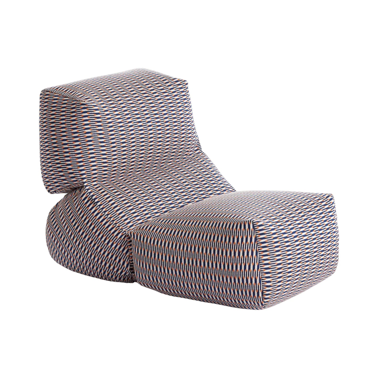 GAN Grapy Deco Puff 70x100x70h cm, Orange