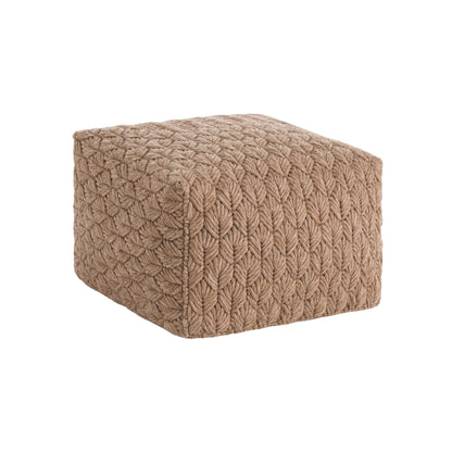 GAN Chaddar Puff 61x61x37h cm, Camel