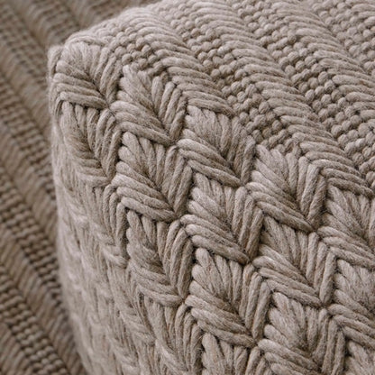 GAN Chaddar Puff 61x61x37h cm, Camel