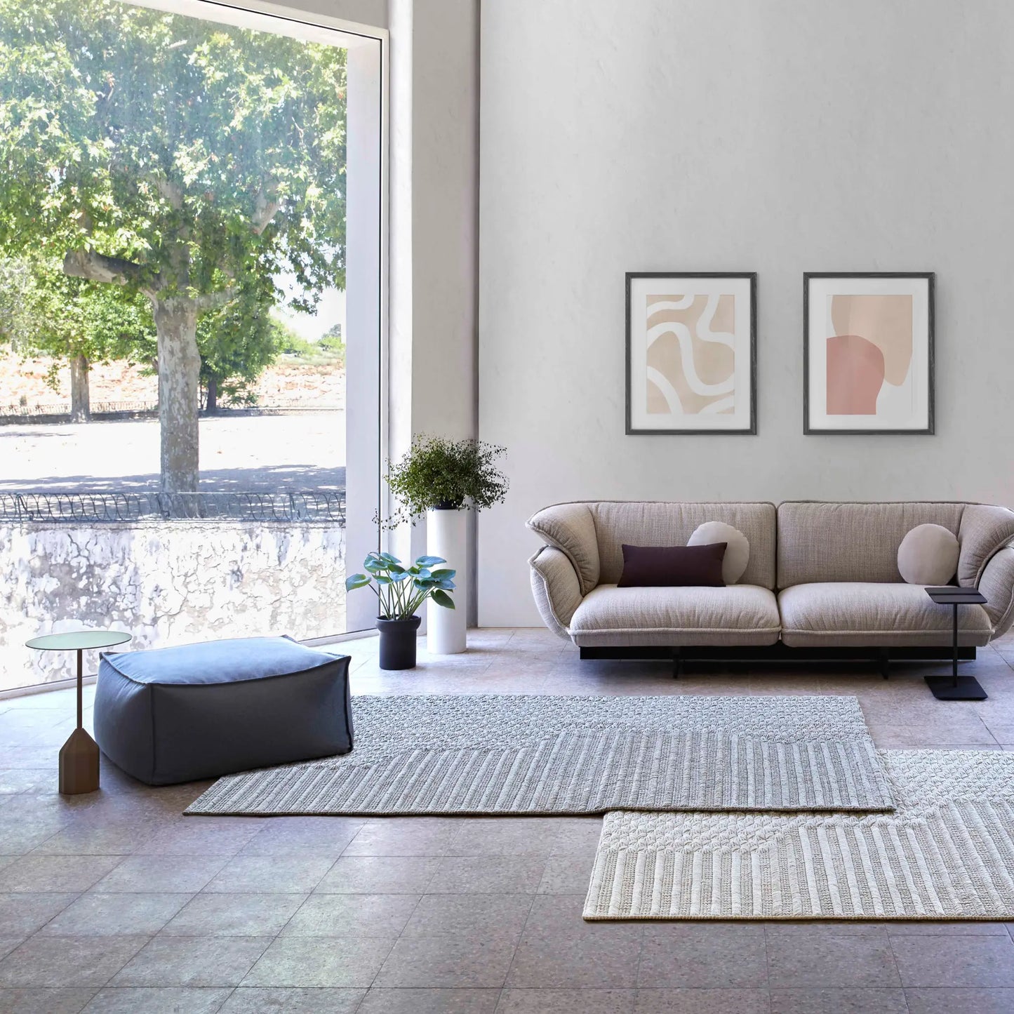 GAN Chaddar Matta 205x290 cm, Grå