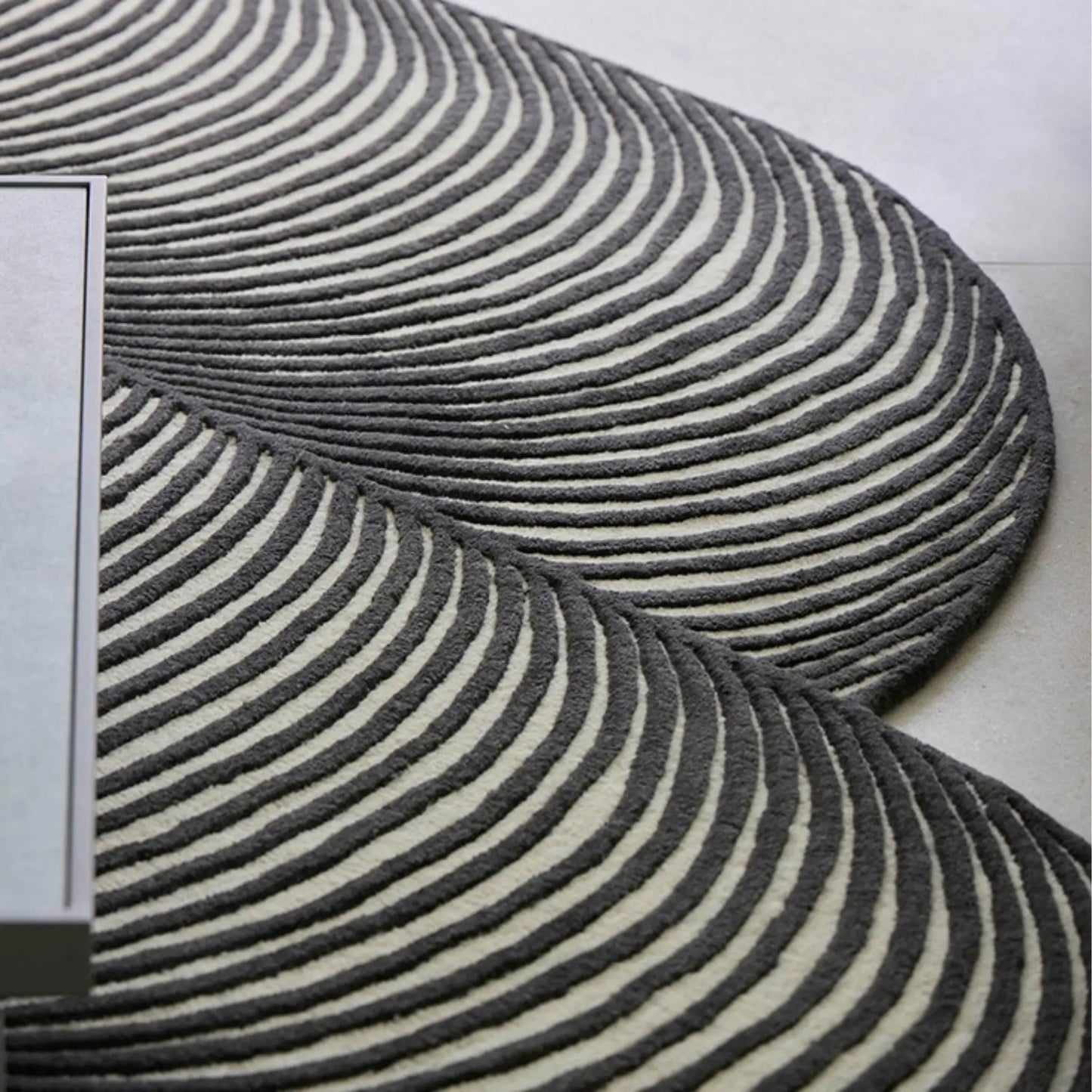 GAN Giro Matta 264x363 cm, B&W