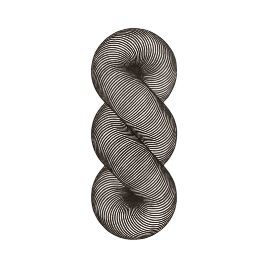 GAN Giro Matta 132x324 cm, B&W