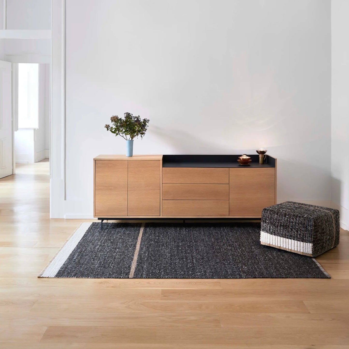 GAN Reversible Matta 200x300 cm, Svart