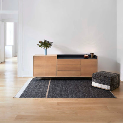 GAN Reversible Matta 200x300 cm, Svart