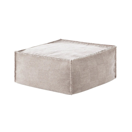 GAN Sail Square Puff 75x75x35h, Taupe