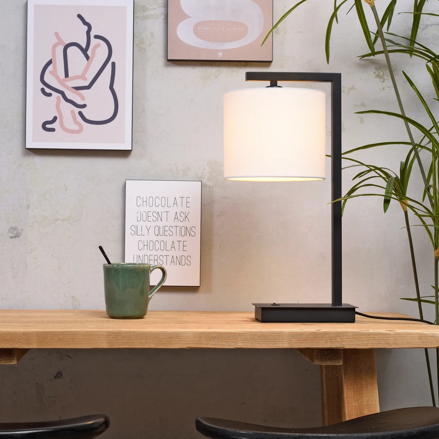 it's about RoMi Boston Bordslampa, Vit