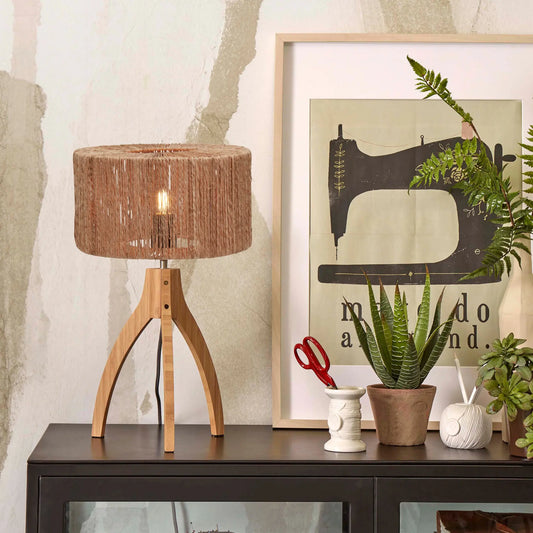 Good&Mojo Iguazu Bordslampa, Brun