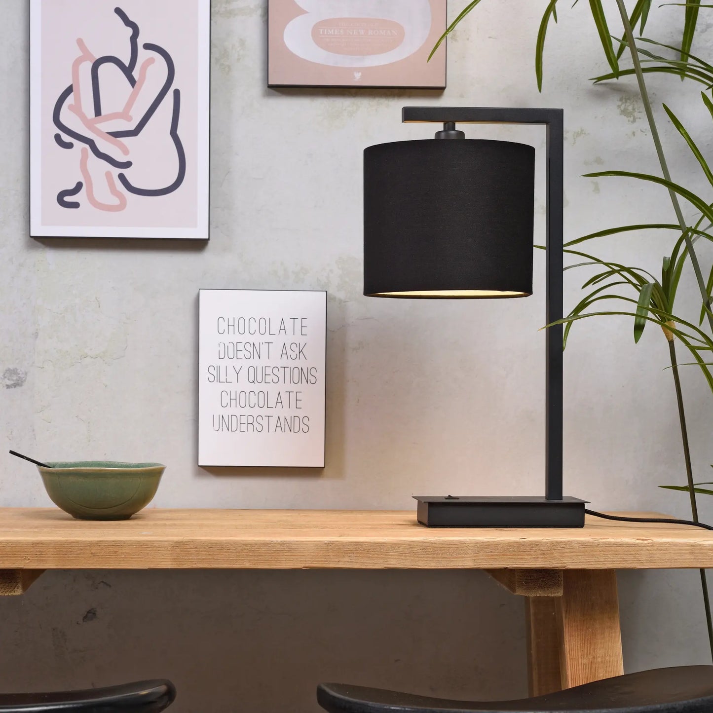 it's about RoMi Boston Bordslampa, Svart