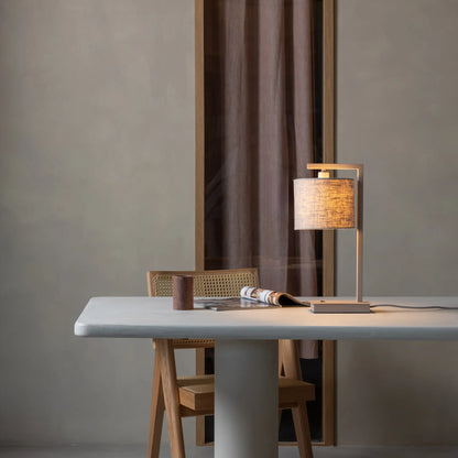 it's about RoMi Boston Bordslampa, Sand/Ljust Linne