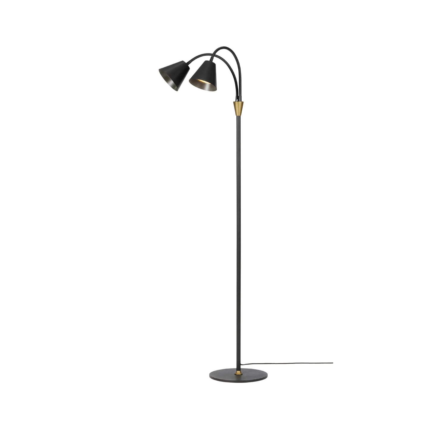 Halo Design Hygge Golvlampa 2 Ljuskällor, Graphit Svart