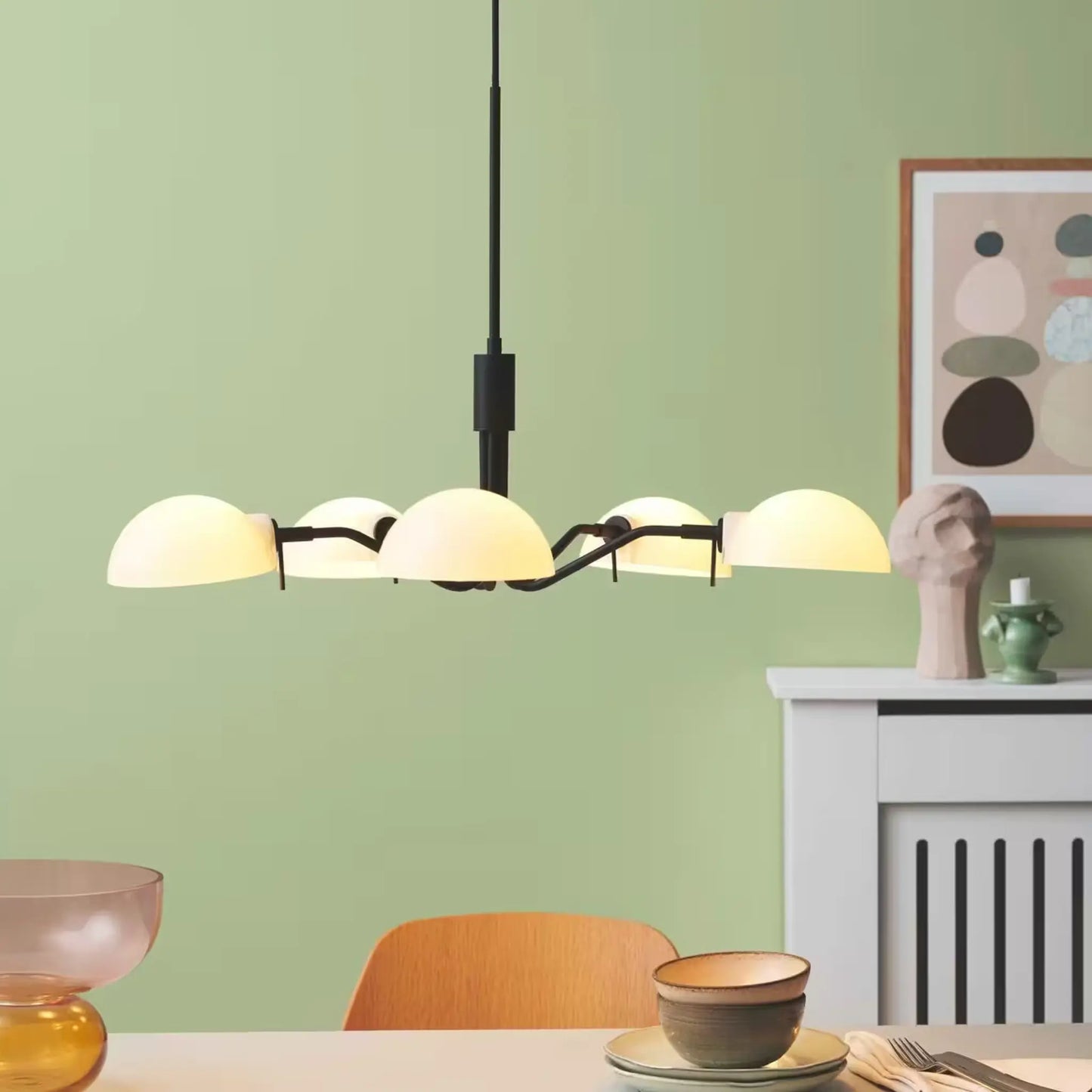 Halo Design Kjøbenhavn Mini Ljuskrona Ø50 cm, Svart