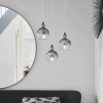 Halo Design Ball Ball Taklampa Ø25 cm, Smoke
