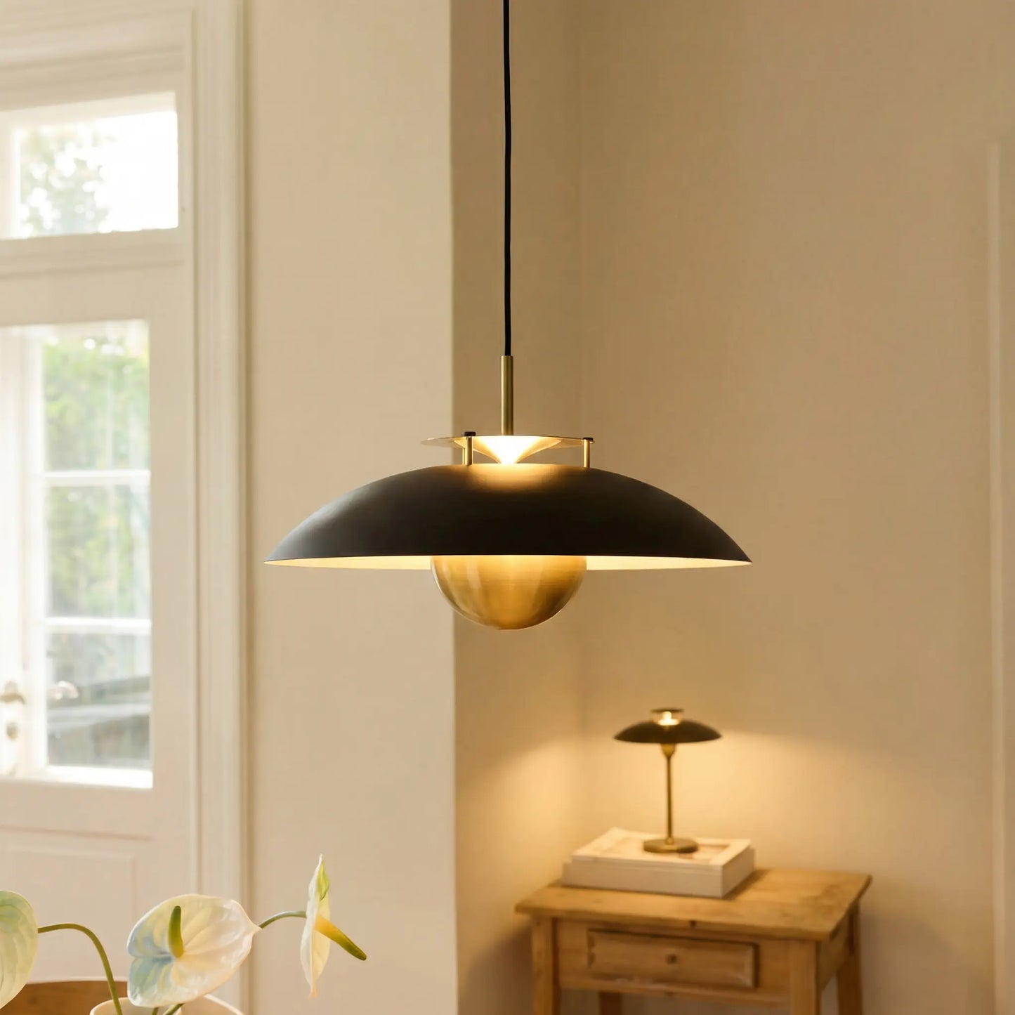 Halo Design Stepp Taklampa Ø46 cm 3-Step Memory, Black-Antique