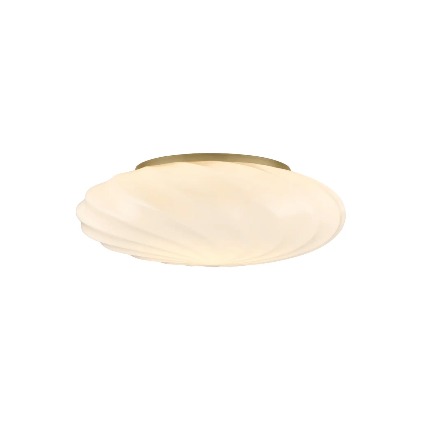 Halo Design Twist Vägg-/Taklampa Ø35 cm, Opal/Antikmässing